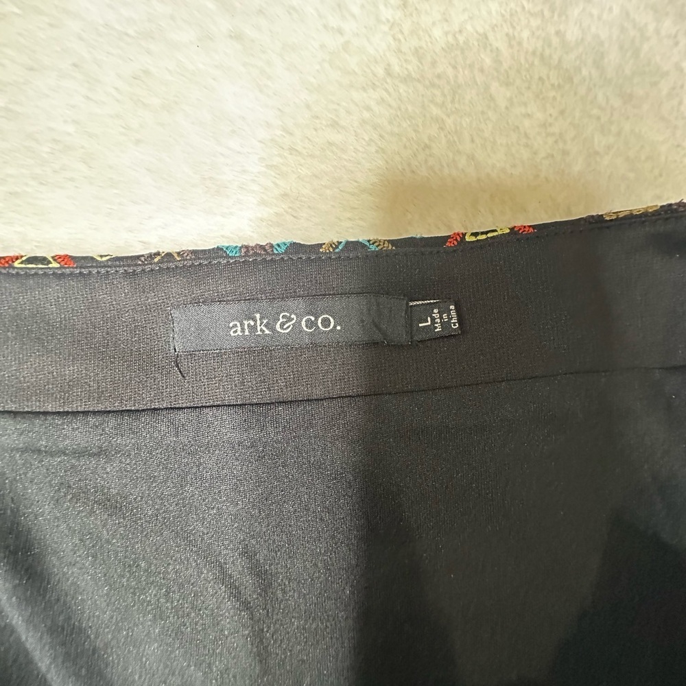 Ark & Co Colorful Patterned Mini Skirt - Picture 4 of 7